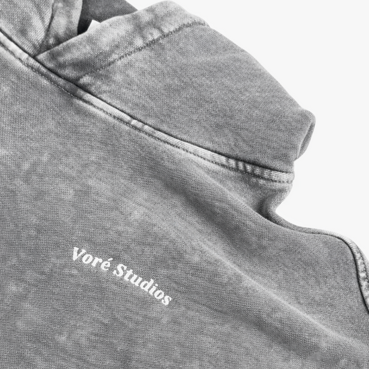 Voré Studio Hoodie Washed Grey
